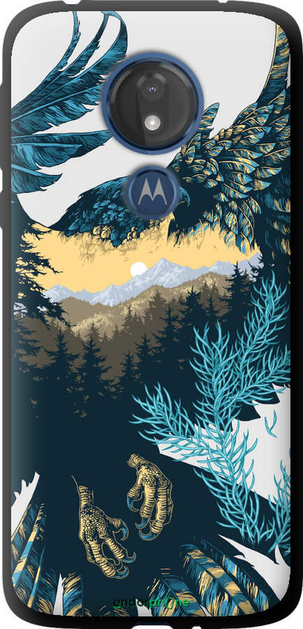 TPU чехол Арт-орел на фоне природы для Motorola Moto G7 Power - 3983b-1657 изображение 