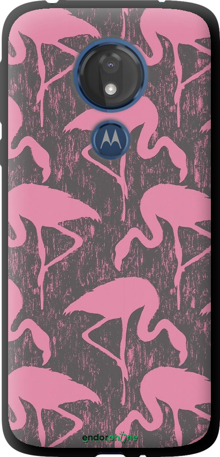 TPU чехол Vintage-Flamingos для Motorola Moto G7 Power - 4171b-1657 изображение 