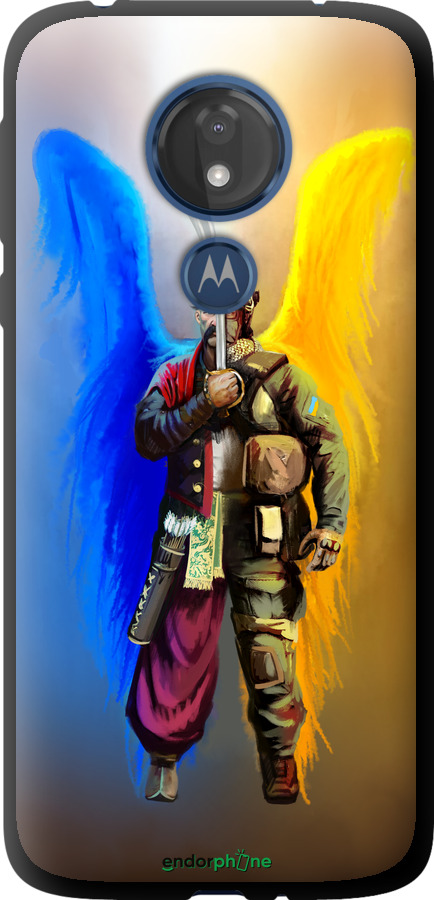 TPU чехол Воїн Ангел  для Motorola Moto G7 Power - 5317b-1657 изображение 