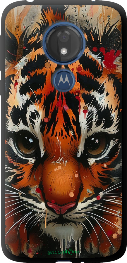 

TPU чохол "Mini tiger" для Motorola Moto G7 Power, Коричневий