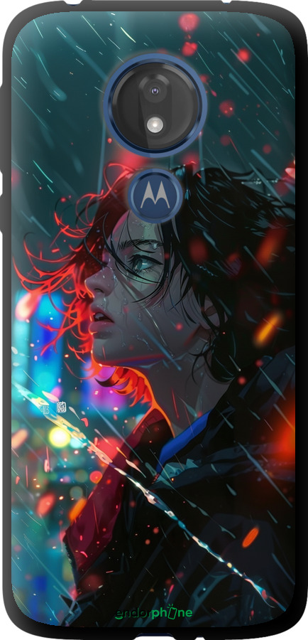 TPU чехол Нічні вогні для Motorola Moto G7 Power - 6096b-1657 изображение 