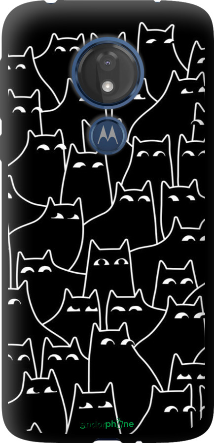 TPU чехол Із зображенням кішок для Motorola Moto G7 Power - 6470b-1657 изображение 