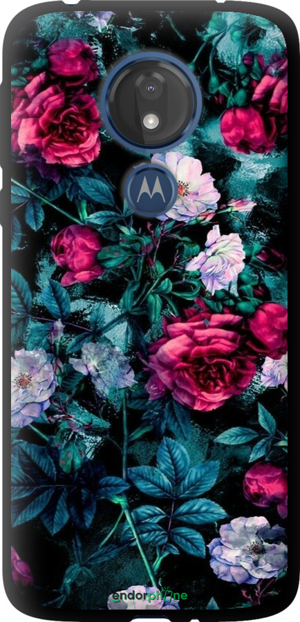 TPU чехол Сад та троянди для Motorola Moto G7 Power - 6483b-1657 изображение 