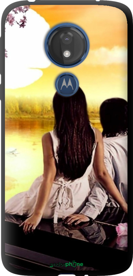 TPU чехол Sunset для Motorola Moto G7 Power - 6607b-1657 изображение 