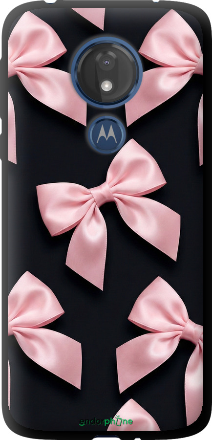 TPU чехол Coquette Ribbons Dark Coquette для Motorola Moto G7 Power - 6767b-1657 изображение 