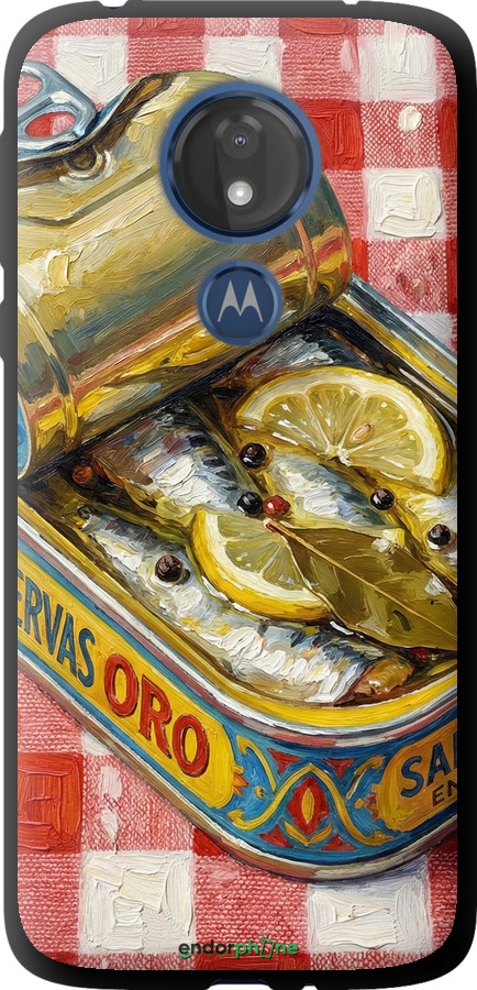 TPU чехол Vintage Sardine Tin Phone для Motorola Moto G7 Power - 6772b-1657 изображение 
