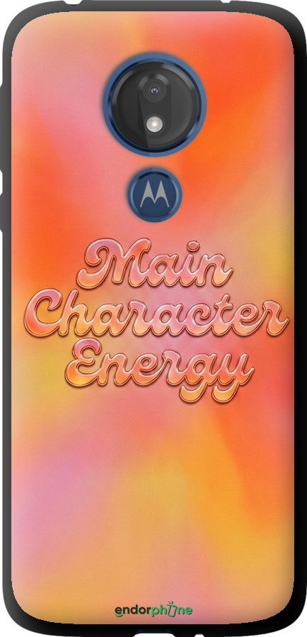 TPU чехол Aura Gradient Main Character Energy Aesthetic Y2K для Motorola Moto G7 Power - 6783b-1657 изображение 
