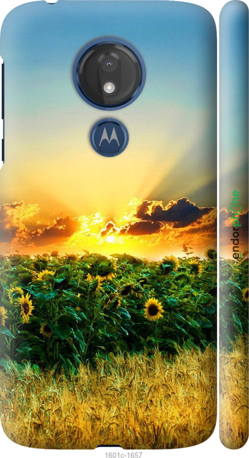 

3D пластиковий матовий чохол "Україна" для Motorola Moto G7 Power