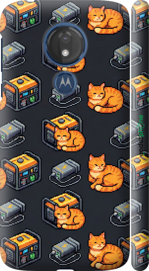 3D пластиковый матовый чехол Autonomous Zone для Motorola Moto G7 Power - 6771m-1657 изображение 