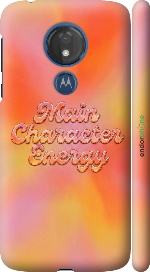 3D пластиковий матовий чехол Aura Gradient Main Character Energy Aesthetic Y2K для Motorola Moto G7 Power - 6783m-1657 изображение 