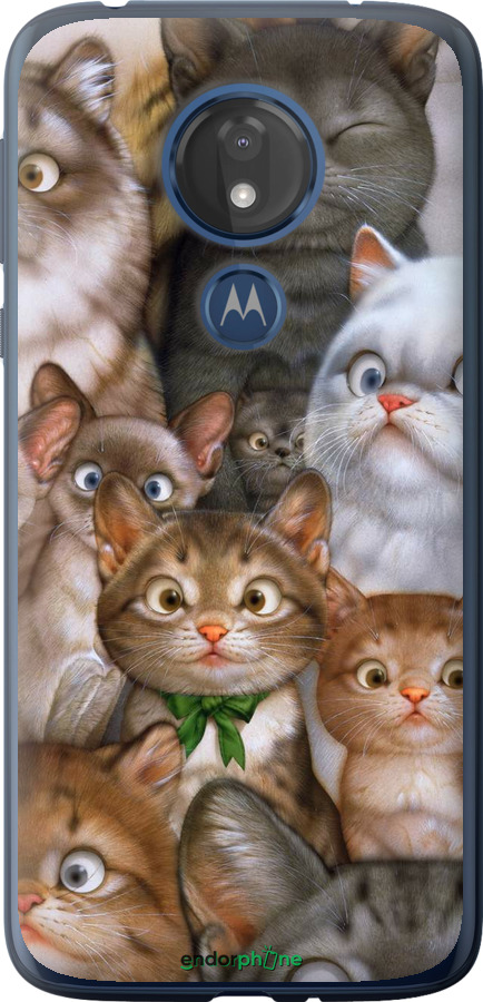 

Силіконовий чохол "Коти" для Motorola Moto G7 Power