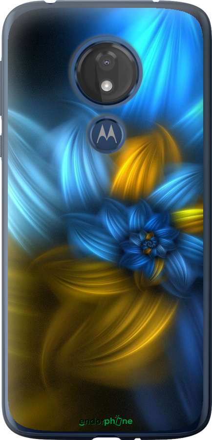 

Силіконовий чохол "Візерунок 46" для Motorola Moto G7 Power, Синій