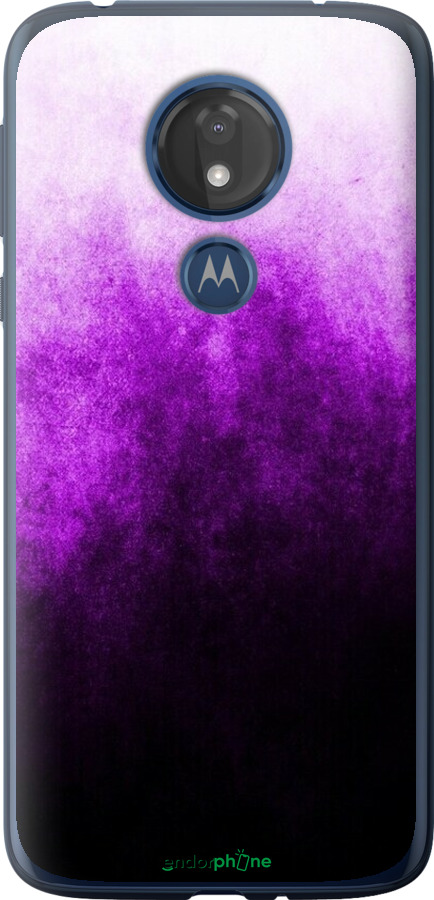 Силиконовый чехол Абстрактная композиция в фиолетовых тонах для Motorola Moto G7 Power - 6478u-1657 изображение 