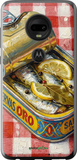Силиконовый чехол 'Vintage Sardine Tin Phone' для Motorola Moto G7 изображение 3