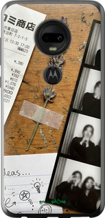 Силиконовый чехол 'Aesthetic Scrapbook Collage' для Motorola Moto G7 изображение 4