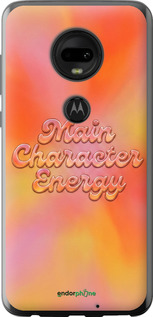 Силиконовый чехол 'Aura Gradient Main Character Energy Aesthetic Y2K' для Motorola Moto G7 изображение 3