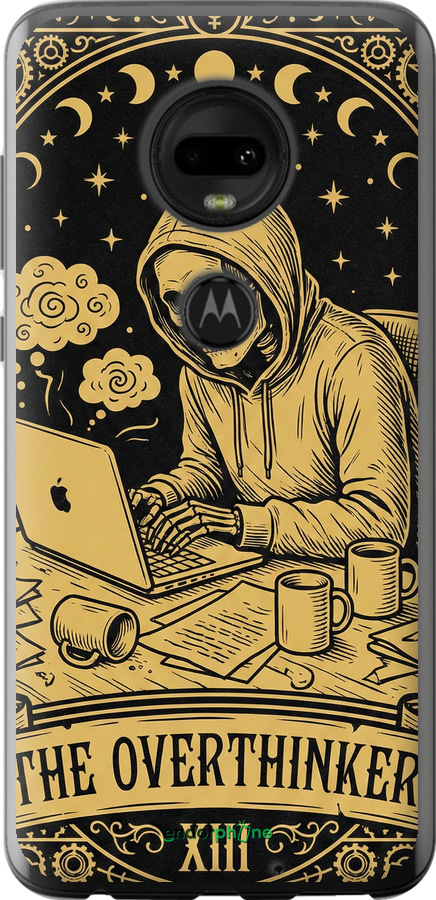 Силиконовый чехол The Overthinker для Motorola Moto G7 - 6774u-1614 изображение 