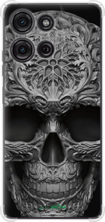 Силикон с усиленными углами чехол skull-ornament для Motorola Moto G75 5G - 4101sp-3890 изображение 