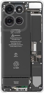 Силикон с усиленными углами чехол Детали смартфона для Motorola Moto G75 5G - 5487sp-3890 изображение 