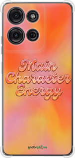 Силикон с усиленными углами чехол Aura Gradient Main Character Energy Aesthetic Y2K для Motorola Moto G75 5G - 6783sp-3890 изображение 