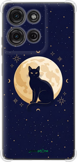 Силикон с усиленными углами чехол Cute Cat Celestial/Witchy для Motorola Moto G75 5G - 6787sp-3890 изображение 