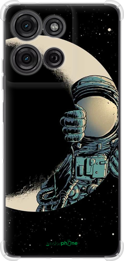 Силикон с усиленными углами чехол Астронавт для Motorola Moto G75 5G - 4134sp-3890 изображение 