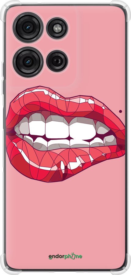 Силикон с усиленными углами чехол Sexy lips для Motorola Moto G75 5G - 4174sp-3890 изображение 
