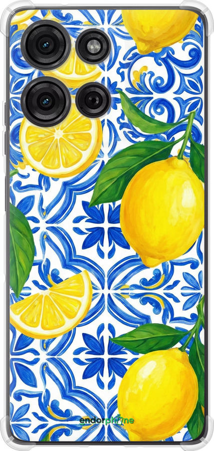 Силіконовий протиударний с посиленими кутами чехол Grocery Girl Italian Summer для Motorola Moto G75 5G - 6766sp-3890 изображение 