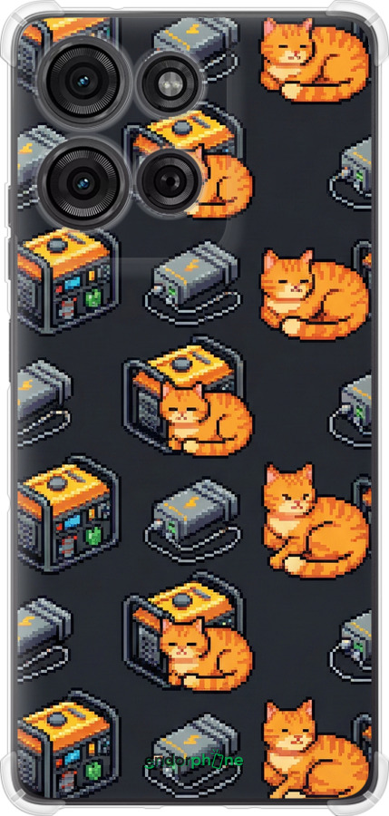 Силикон с усиленными углами чехол Autonomous Zone для Motorola Moto G75 5G - 6771sp-3890 изображение 