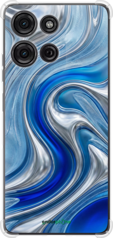 Силіконовий протиударний с посиленими кутами чехол Liquid Chrome для Motorola Moto G75 5G - 6781sp-3890 изображение 