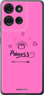 Силиконовый чехол Princess для Motorola Moto G75 5G - 4361u-3890 изображение 