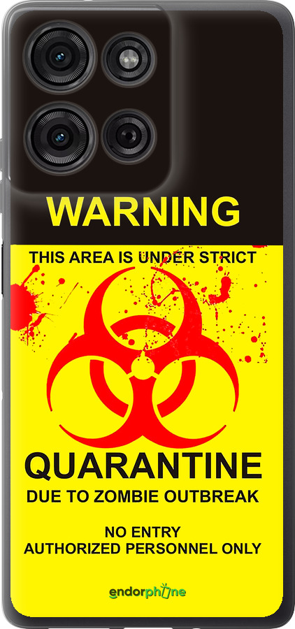 Силіконовий чехол Biohazard 9 для Motorola Moto G75 5G - 4825u-3890 изображение 