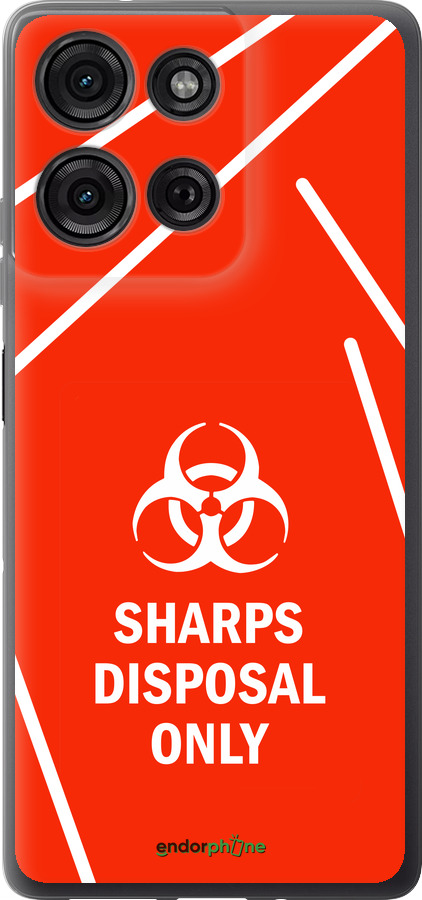 Силіконовий чехол biohazard 27 для Motorola Moto G75 5G - 4843u-3890 изображение 