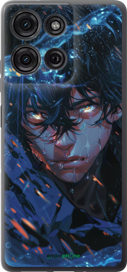 Силіконовий чехол Satoru Gojou для Motorola Moto G75 5G - 6128u-3890 изображение 