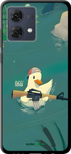 TPU чехол Уточка с автоматом для Motorola Moto G84 - 6356b-3344 изображение 