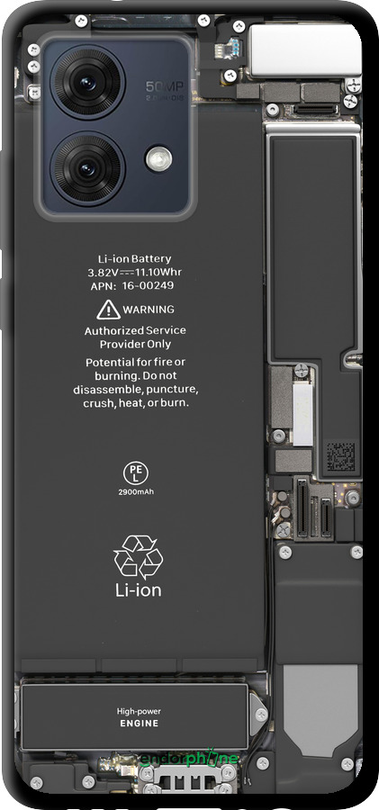 

Custodia in TPU nero Dettagli sullo smartphone" for Motorola Moto G84"