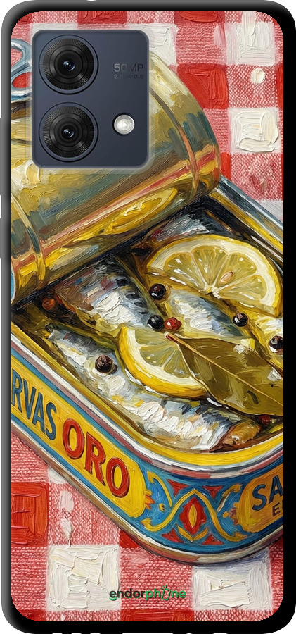 TPU чехол Vintage Sardine Tin Phone для Motorola Moto G84 - 6772b-3344 изображение 