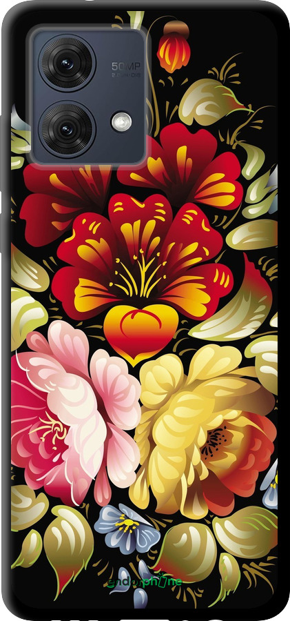 TPU чехол Хохлома 6 для Motorola Moto G84 - 829b-3344 изображение 