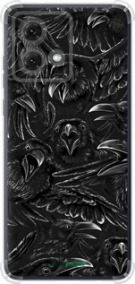 Силіконовий протиударний с посиленими кутами чехол Вороня лють для Motorola Moto G84 - 6474sp-3344 изображение 