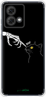 Силіконовий протиударний с посиленими кутами чехол Кішка для Motorola Moto G84 - 6505sp-3344 изображение 