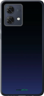 Силиконовый чехол Градиент в тёмно - синем стиле для Motorola Moto G84 - 6542u-3344 изображение 