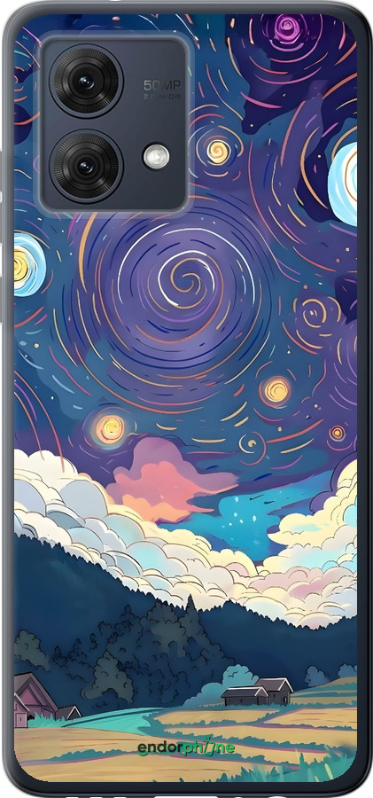 Силіконовий чехол Креативний арт для Motorola Moto G84 - 6322u-3344 изображение 