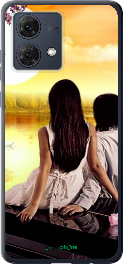 Силиконовый чехол Sunset для Motorola Moto G84 - 6607u-3344 изображение 