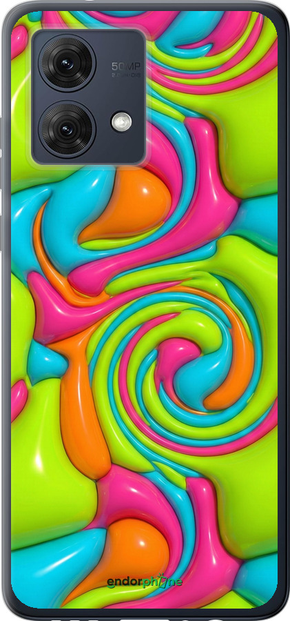 Силиконовый чехол Y2K Jelly Dream для Motorola Moto G84 - 6780u-3344 изображение 