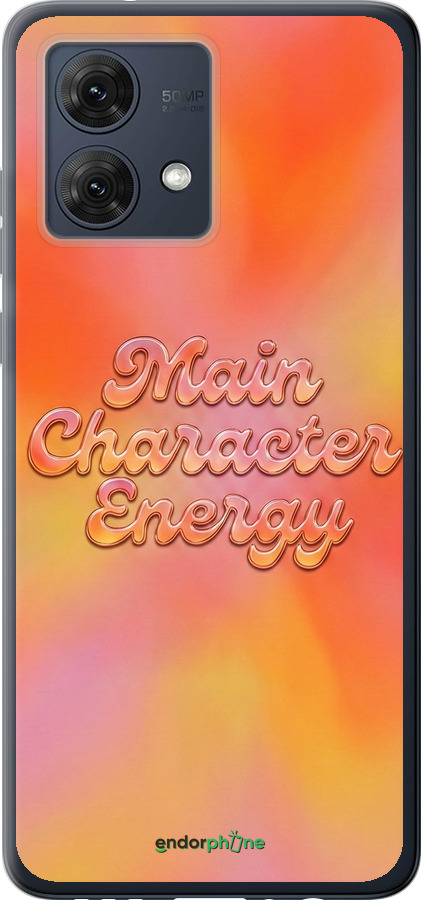 Силиконовый чехол Aura Gradient Main Character Energy Aesthetic Y2K для Motorola Moto G84 - 6783u-3344 изображение 