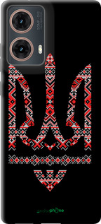 TPU чехол Герб - вышиванка на черном фоне для Motorola Moto G85 5G - 1196b-3780 изображение 