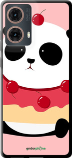 TPU чехол Панда с пончиком для Motorola Moto G85 5G - 3991b-3780 изображение 