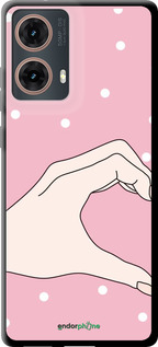 TPU чехол Половинка сердца для Motorola Moto G85 5G - 4340b-3780 изображение 