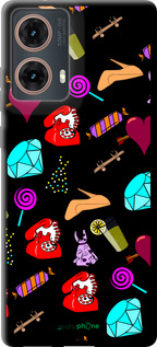 TPU чехол stickers для Motorola Moto G85 5G - 4757b-3780 изображение 