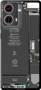 TPU чехол Детали смартфона для Motorola Moto G85 5G - 5487b-3780 изображение 